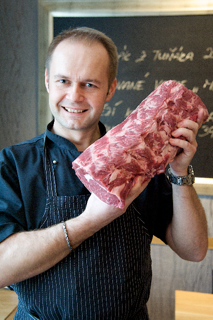 Šéfkuchař a majitel restaurace Pot au feu Jan Kracík.