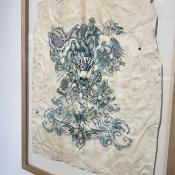 TETOVANÁ PRASEČÍ KŮŽE